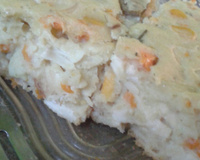 Torta rápida de sobras de frango