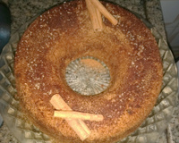 Bolo de maçã com canela integral