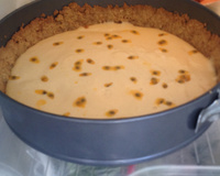 Torta mousse de maracujá