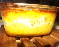 Escondidinho com batata baroa