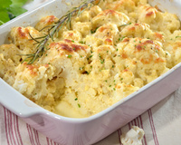 Couve-flor gratinada é o prato simples que parece elaborado para um almoço especial