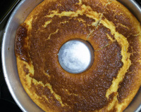 Bolo de milho com leite condensado amor perfeito