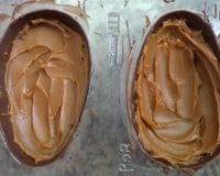 Ovo de Páscoa recheado de doce de leite