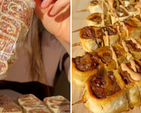 Espetinho de carne saudável na airfryer: desde que aprendi essa receita, faço toda semana