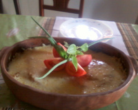 Arroz de forno com camarão