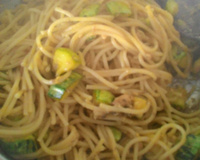 Macarronada com abobrinha