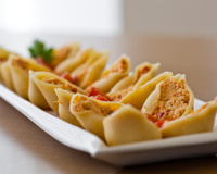 Conchiglione com recheio de ricota