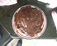 Bolo de chocolate molhadinho