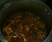 Galinha caipira na pressão