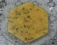 Quirera com costelinha defumada