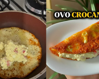 Ovo crocante é meu café da manhã de todos os dias, viciei: receita fácil é gostosa demais!