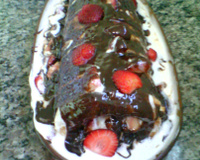 Rocambole de Morango