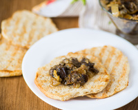 Antepasto com berinjela