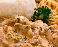 Strogonoff de carne (Tio Lando)