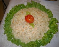 Salada de maionese com frango