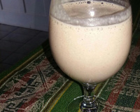 Vitamina de banana com canela