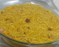 Espaguete ao molho de abóbora