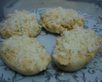 Batatas recheadas ao forno