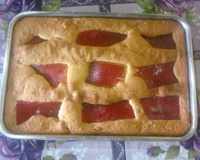 Cuca de Goiabada com Banana