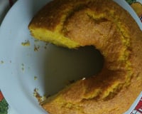 Bolo de abóbora com coco