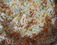 Arroz com cenoura bem simples