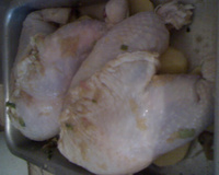 Frango desossado (coxa e sobrecoxa)