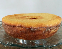 Bolo de milho feito com cuscuz