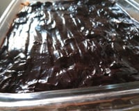 Pavê de waffer de chocolate