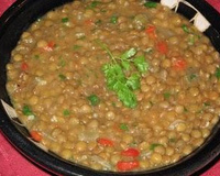 Lentilha cremosa do chef Carvalho