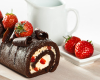 Rocambole de chocolate com morango: receita fantástica