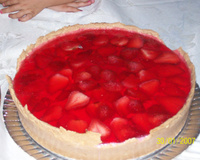 Deliciosa torta de morango