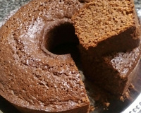 Bolo integral de chocolate com canela