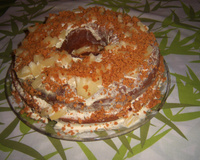 Torta de amendoim com abacaxi