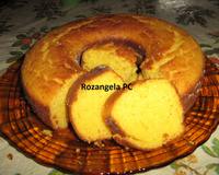 Bolo de fubá de panela