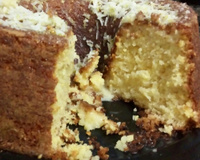 Bolo de laranja amarelinho