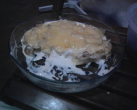 Batata gratinada com queijo