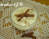 Arroz doce com leite condensado e coco