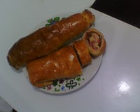 Pão caseiro recheado