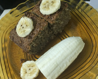 Bolo super fit de banana (sem farinha, sem açúcar e sem leite)