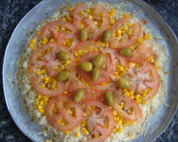 Pizza de batata palha