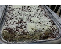 Pavê de leite ninho com chocolate