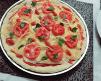 Pizza massa crocante