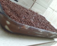 Pavê brigadeiro com pão de forma