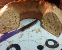 Bolo de aveia com castanha-de-caju