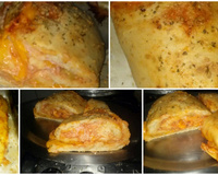 Pão enrolado e recheado fácil