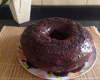 Bolo de chocolate de liqüidificador