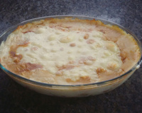 Escondidinho de carne seca com requeijão