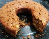 Bolo de Maçã Integral com Aveia e Passas