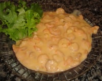 Camarão com creme de leite