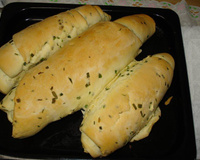 Pão caseiro com fermento em pó da Denise